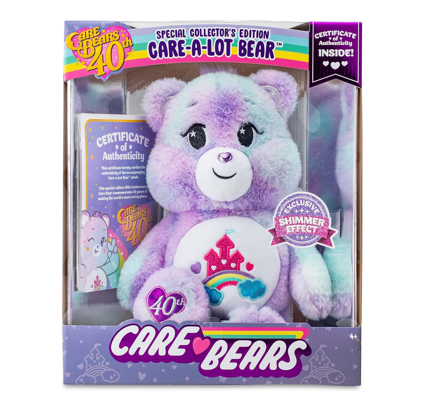 Care Bears™ Care-a-Lot Bear - 40th Anniversary Plush