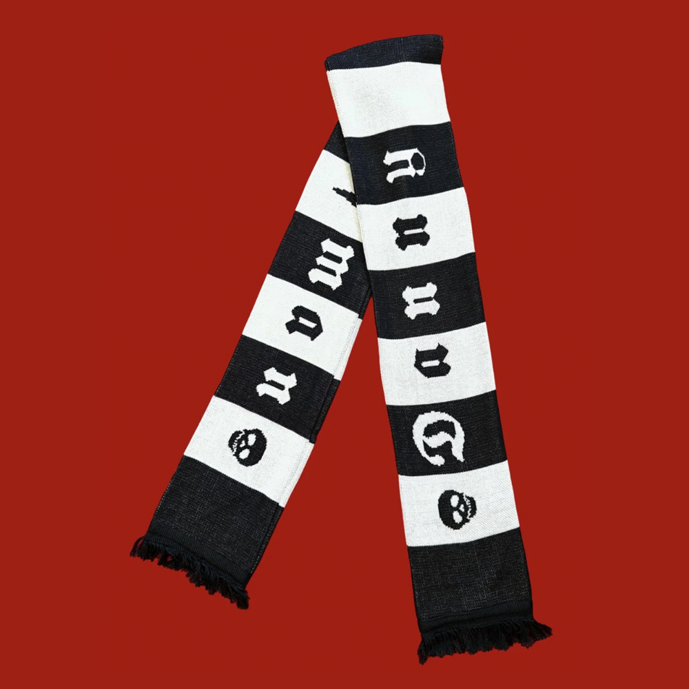 Danny Elfman Striped Scarf