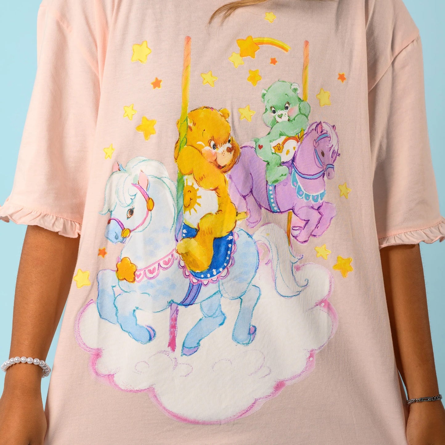 Cakeworthy🍒 Care Bears™ Ruffle T-Shirt Dress