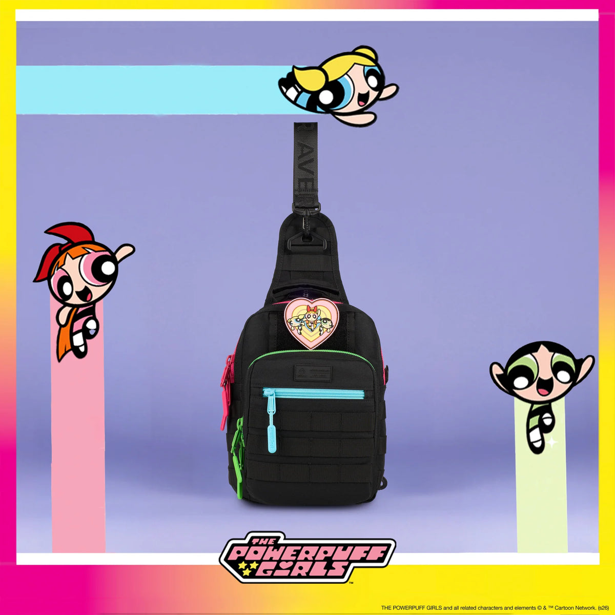 WOLFpak x Powerpuff Girls 9L Tactical Sling Bag