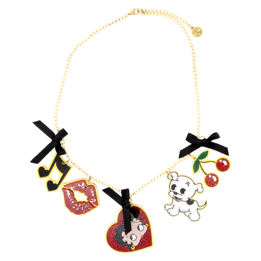 Whatever Makes You Happy x Betty Boop Acrylic Charm Necklace