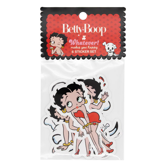 Whatever Makes You Happy x Betty Boop 6-Piece Sticker Pack
