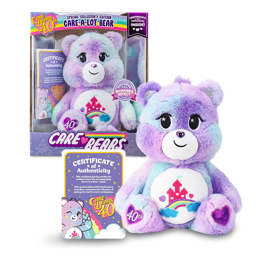 Care Bears™ Care-a-Lot Bear - 40th Anniversary Plush