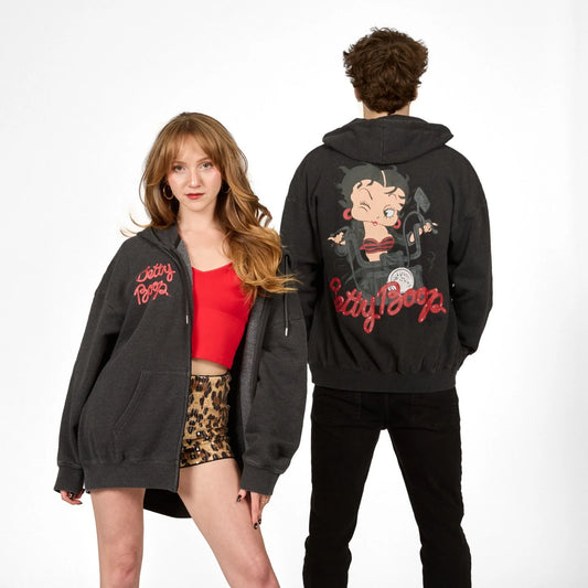 Cakeworthy🍒 Betty Boop Biker Hoodie