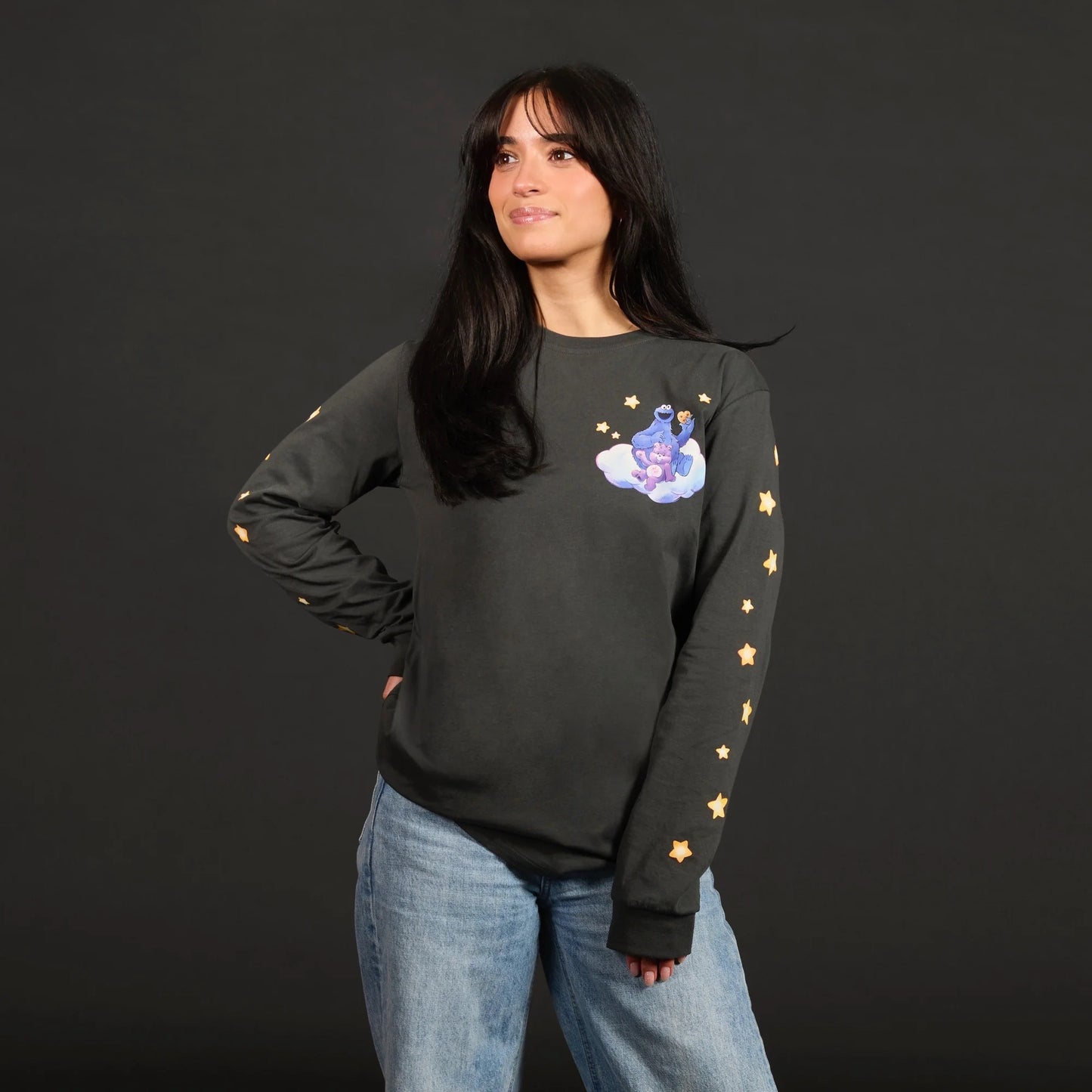 Cakeworthy🍒 Care Bears™ x Sesame Street Long Sleeve T-Shirt