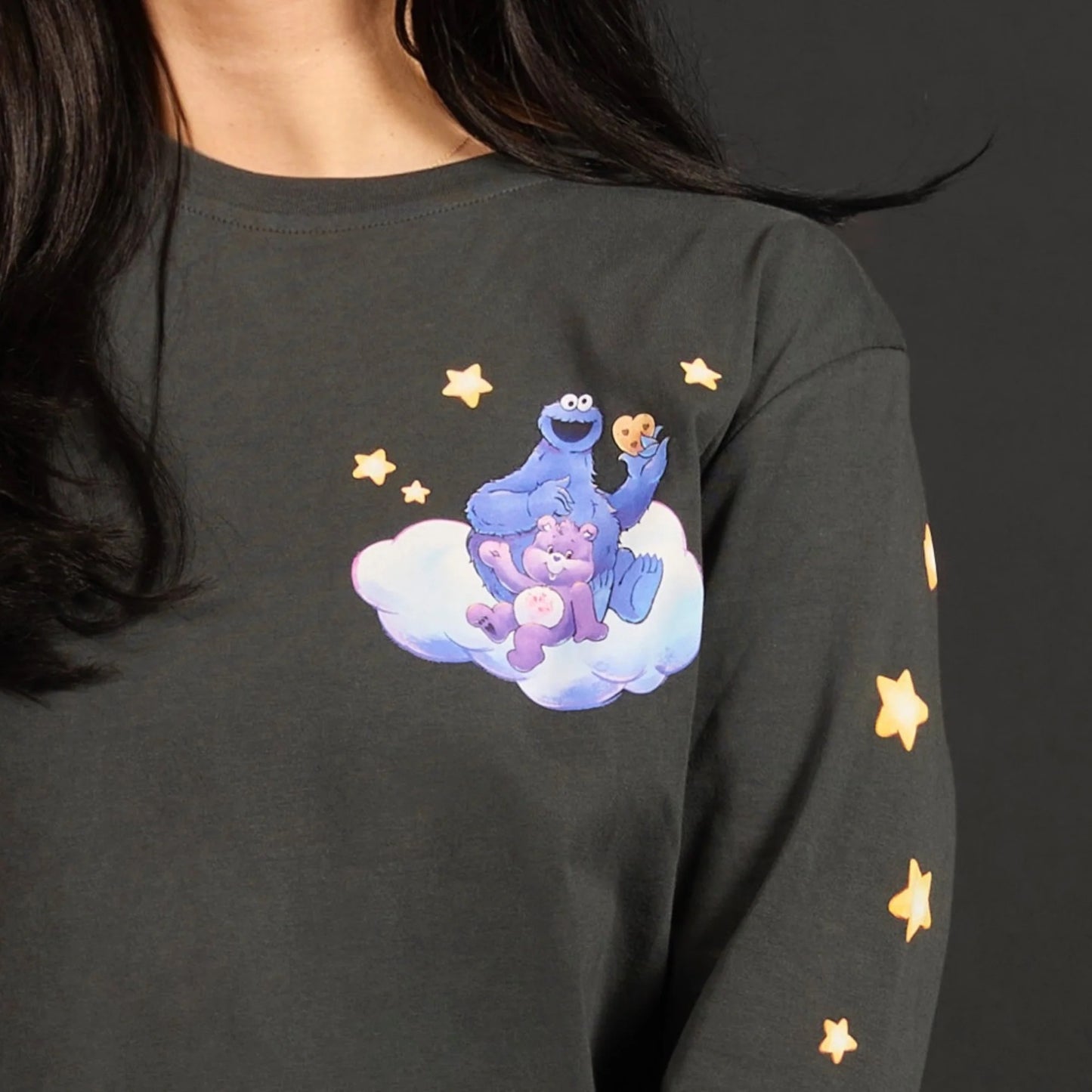 Cakeworthy🍒 Care Bears™ x Sesame Street Long Sleeve T-Shirt
