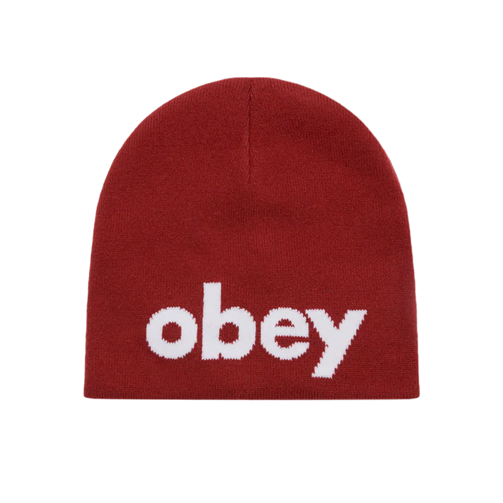 OBEY Lowercase Beanie (Red)