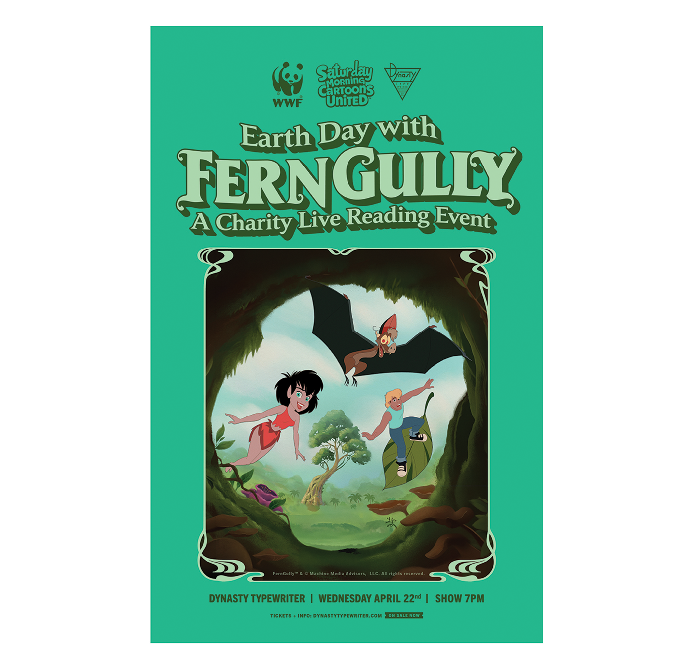 Earth Day with FernGully Poster (Autographed)