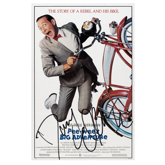 Pee-wee’s Big Adventure – Danny Elfman Signed Collector’s Poster