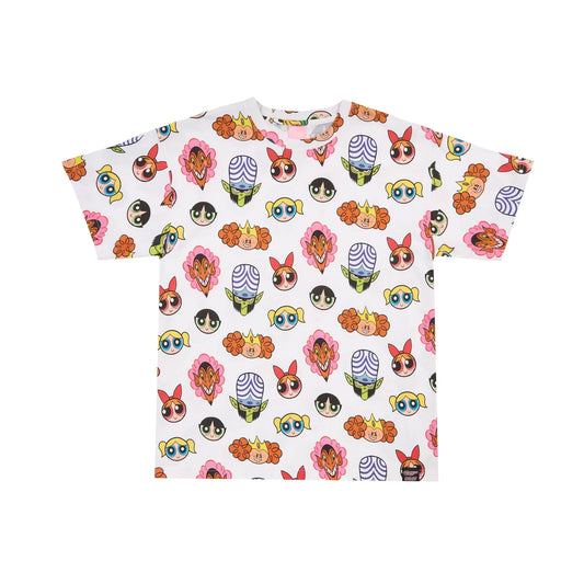Cakeworthy🍒 The Powerpuff Girls Toss Print AOP T-Shirt