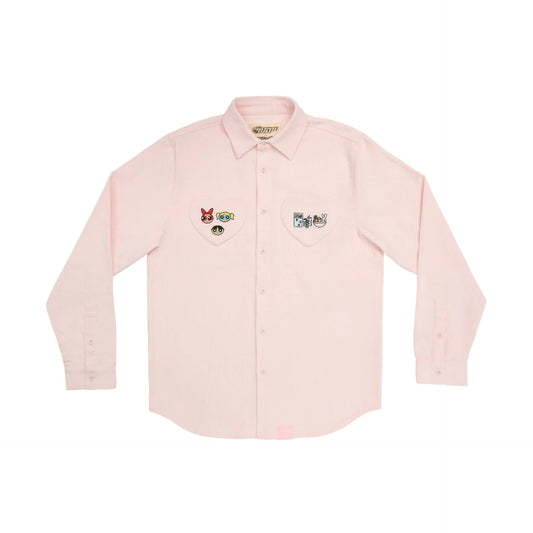 Cakeworthy🍒 The Powerpuff Girls Corduroy Button Up Shirt