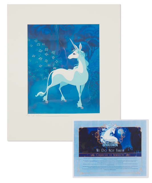 The Last Unicorn Limited Ed Animation Cel